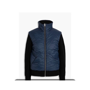 Womens Rag & Bone Mikaela Zip Up Jacket Black/Navy